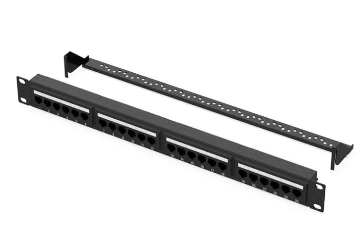 Pannello patch UTP 24 posti RJ45 Cat 6 E5090