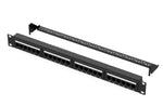 Pannello patch UTP 24 posti RJ45 Cat 6 E5090