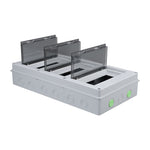 Centralino da parete 36 moduli 3x12 con porta trasparente 8055598010216 E9052