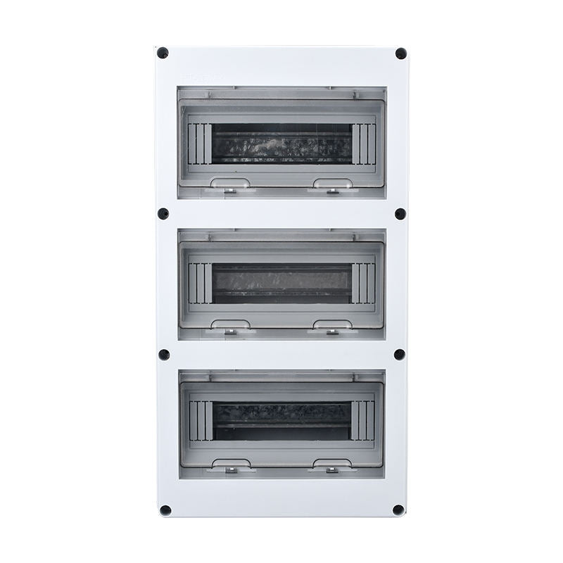 Centralino da parete 36 moduli 3x12 con porta trasparente 8055598010216 E9052