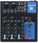 Mixer professionale 4 canali con Bluetooth/USB