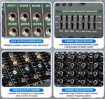 Mixer professionale 14 canali 99 effetti DSP con Bluetooth/USB E5008