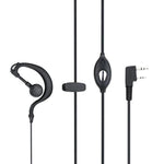 Auricolare per walkie talkie BAOFENG microfono e tasto PTT doppio Jack 2 Pin TBD06057193 E9183