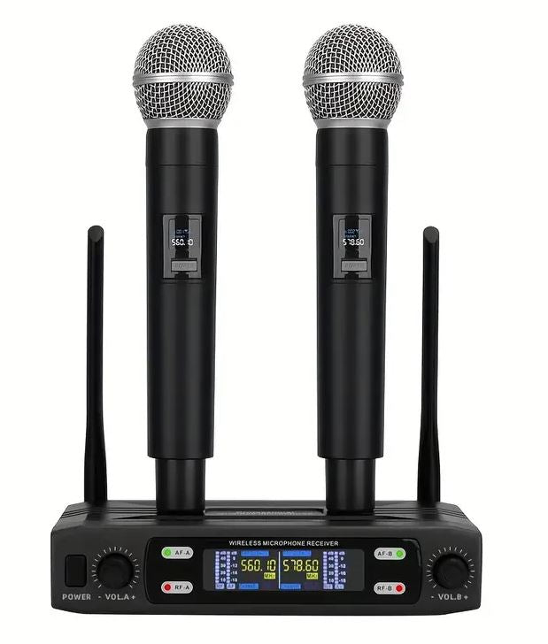 Set 2 microfoni UHF wireless 8053323555216 E9205