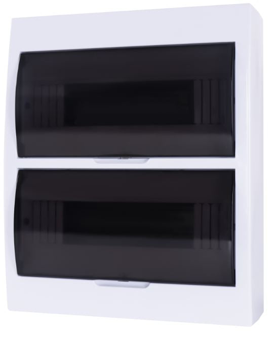 Centralino da parete 24 moduli con porta trasparente 8053323555865 TSM-S 24WAY E9220