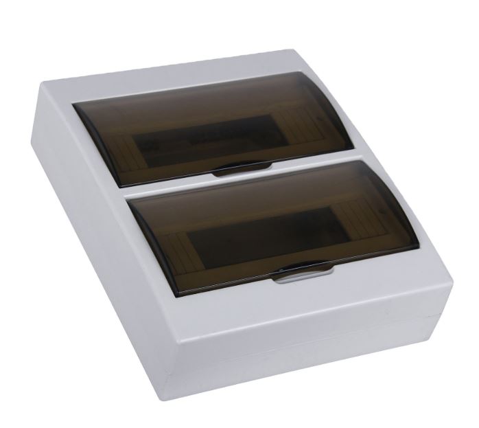 Centralino da parete 24 moduli con porta trasparente 8053323555865 TSM-S 24WAY E9220