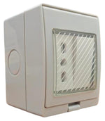 Box stagno da parete IP55 con interruttore e presa 10-16A 8053323556107 CFW-LS E9240