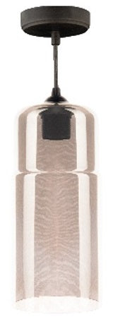 Lampadario in Vetro Fumè E27 130x285mm 8698553607177 4102350 E9280