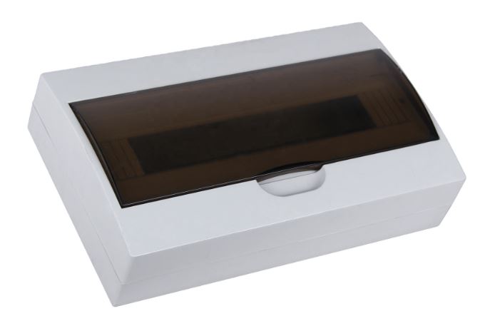 Centralino da parete 12 moduli con porta trasparente 8053323555858 TSM-S 12WAY E9335