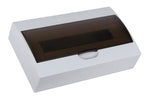 Centralino da parete 12 moduli con porta trasparente 8053323555858 TSM-S 12WAY E9335