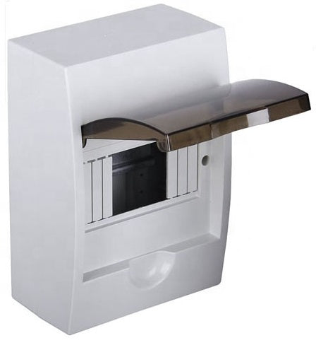 Centralino da parete 6 moduli con porta trasparente 8053323555841 TSM-S 6WAY E9370
