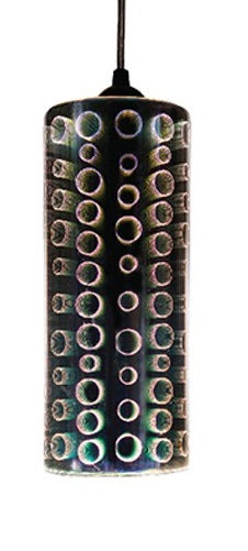 Lampadario 3D in vetro cromato 1xE27 8698553608259 4102530 E9390