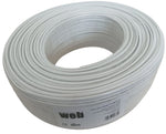 Cavo coassiale RG59 con alimentazione integrata 2 x 0,50 mm² CCA matassa da 100m 8053323556350 E9500