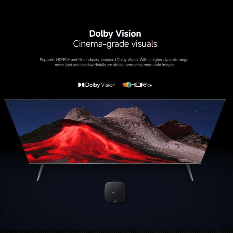 Xiaomi TV Box S di terza generazione, Smart TV Box con lettore multimediale 4K Ultra HD e Google TV, processore quad-core, 2 GB di RAM e 32 GB di memoria interna, versione globale., TV Box S 3rd Gen