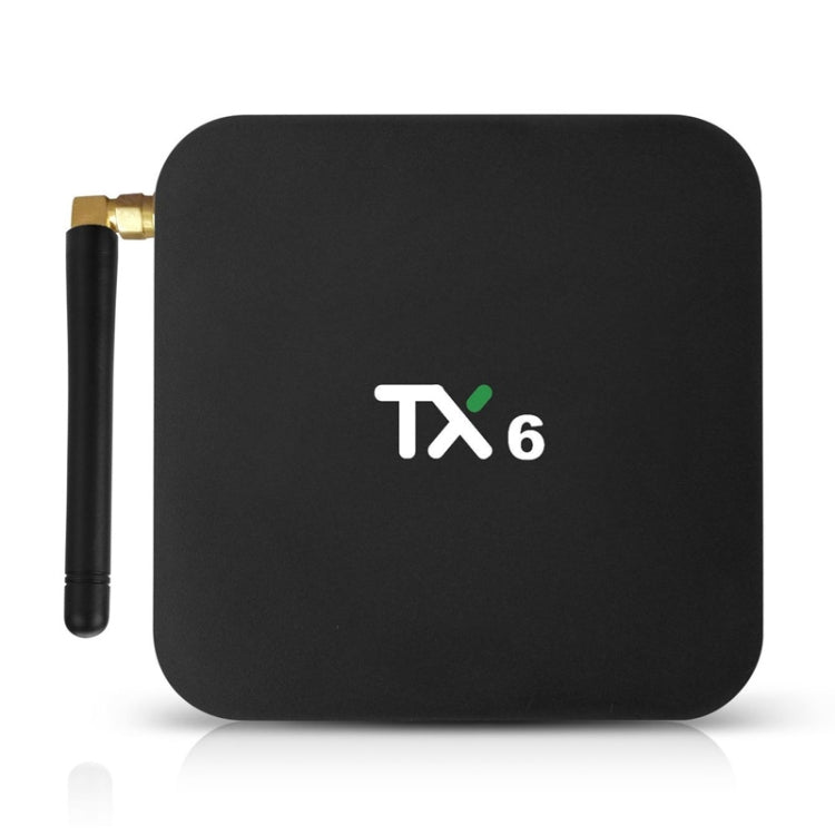 TX6 HD TV Box Media Player, Android 7.1/9.0 System, Allwinner H6, Up to 1.5GHz, Quad-core ARM Cortex-A53, 2GB+16GB, Support Bluetooth, WiFi, RJ45, US Plug, 2GB+16GB