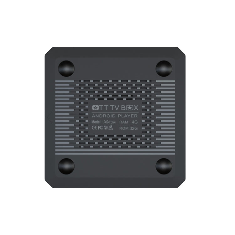 X96 X4 8K Smart TV BOX Lettore multimediale Android 11.0 con telecomando, Amlogic S905X4 Quad Core ARM Cortex A55, RAM: 4 GB, ROM: 32 GB, Supporto 1000 M, WiFi dual band, Bluetooth, presa EU, 4GB+32GB