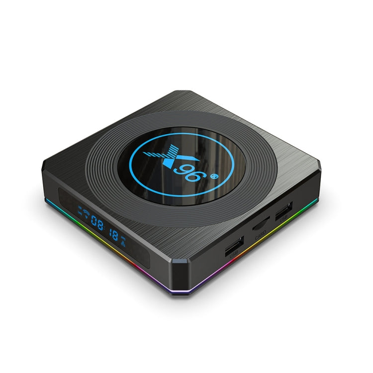 X96 X4 8K Smart TV BOX Lettore multimediale Android 11.0 con telecomando, Amlogic S905X4 Quad Core ARM Cortex A55, RAM: 4 GB, ROM: 64 GB, Supporto 1000 M, WiFi dual band, Bluetooth, presa EU, 4GB+64GB