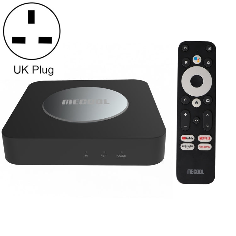 MECOOL KM2 Plus 4K Smart TV BOX Lettore multimediale Android 11.0 con telecomando, Amlogic S905X2 Quad Core, RAM: 2 GB, ROM: 16 GB, presa EU, KM2 Plus