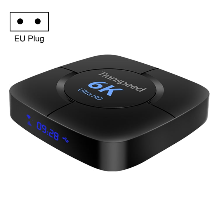 Smart TV Box UHD 6K, Android 10.0, Allwinner H616 Quad Core, 2 GB+8 GB, presa EU, 2GB+8GB