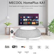 MECOOL KA1 Smart TV Speaker Android 11 TV Box with Remote Control, Amlogic S905X4 Quad Core Cortex-A55, 4GB+32GB, Dual-Band / Bluetooth / Ethernet / OTT, KA1-OTT