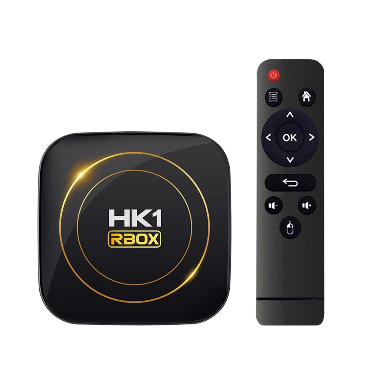 HK1 RBOX-H8S 4K Ultra HD Android 12.0 Smart TV Box con telecomando, Allwinner H618 Quad-Core, 2GB+16GB, 2GB+16GB