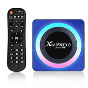 Acrilico X88 Pro 13 8K Ultra HD Android 13.0 Smart TV Box con telecomando, RK3528 Quad-Core, 4G+32GB, 4G+32GB
