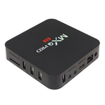 MXQ PROi 1080P 4K HD Smart TV BOX with Remote Control, Android 7.1 S905W Quad Core Cortex-A53 up to 2GHz, RAM: 2GB, ROM: 16GB, WiFi Support, 2GB+16GB, UK Plug