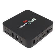 MXQ PROi 1080P 4K HD Smart TV BOX with Remote Control, Android 7.1 S905W Quad Core Cortex-A53 up to 2GHz, RAM: 2GB, ROM: 16GB, WiFi Support, 2GB+16GB, UK Plug