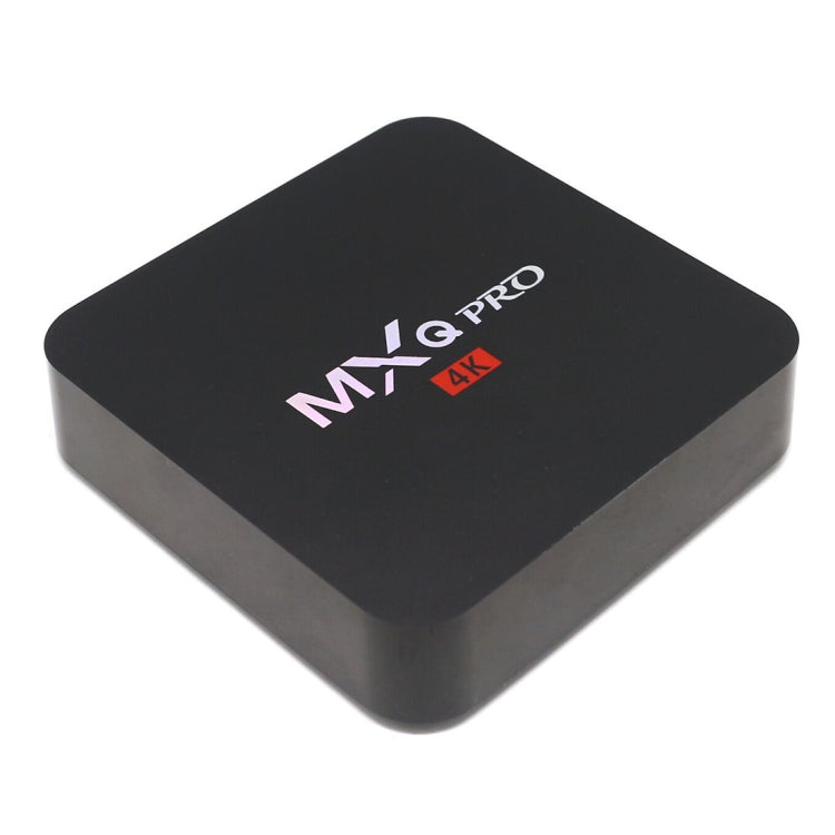MXQ PROi 1080P 4K HD Smart TV BOX with Remote Control, Android 7.1 S905W Quad Core Cortex-A53 up to 2GHz, RAM: 2GB, ROM: 16GB, WiFi Support, 2GB+16GB, UK Plug