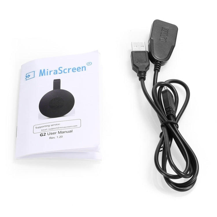 MiraScreen G2 Wireless WiFi Display Dongle Ricevitore Airplay Miracast DLNA 1080P HD TV Stick per iPhone, Samsung e altri smartphone Android, G2 2.4GHz