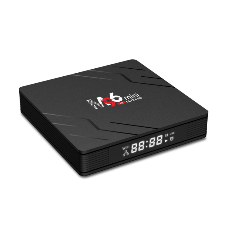 Lettore multimediale M96mini 4K Smart TV BOX Android 9.0 con telecomando, quad-core RK3228A, RAM: 2 GB, ROM: 16 GB, WiFi dual band, presa EU, EAT6010AU, EAT6010EU, EAT6010UK, EAT6010US