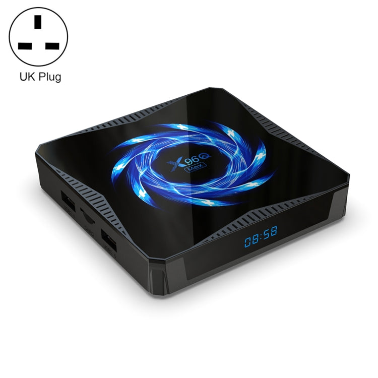 TANIX X96Q Max 4K Smart TV BOX Lettore multimediale Android 10 con telecomando, Quad Core Allwinner H616, RAM: 4 GB, ROM: 64 GB, WiFi 2,4 GHz/5 GHz, presa EU, 4GB+64GB