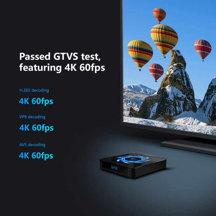 TANIX X96Q Max 4K Smart TV BOX Lettore multimediale Android 10 con telecomando, Quad Core Allwinner H616, RAM: 4 GB, ROM: 64 GB, WiFi 2,4 GHz/5 GHz, presa EU, 4GB+64GB