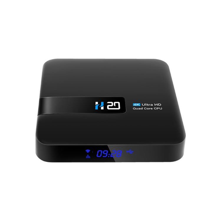 Lettore multimediale H20 4K Smart TV BOX Android 10.0 con telecomando, Quad Core RK3228A, RAM: 1 GB, ROM: 8 GB, WiFi 2,4 GHz, presa AU, EAT9082AU, EAT9082EU, EAT9082UK, EAT9082US