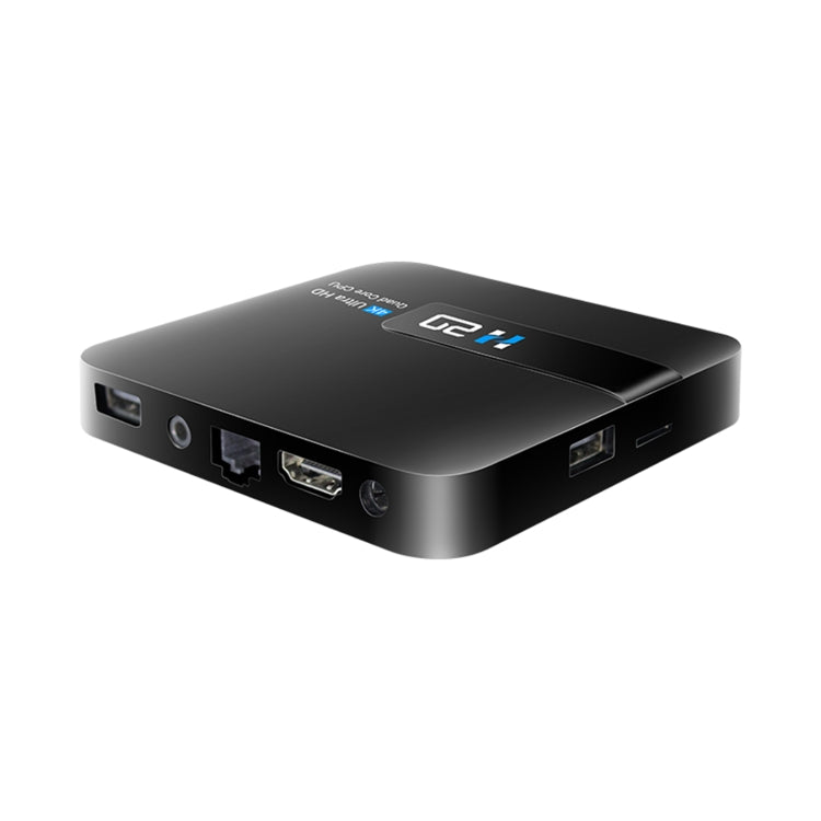 Lettore multimediale H20 4K Smart TV BOX Android 10.0 con telecomando, Quad Core RK3228A, RAM: 1 GB, ROM: 8 GB, WiFi 2,4 GHz, presa AU, EAT9082AU, EAT9082EU, EAT9082UK, EAT9082US