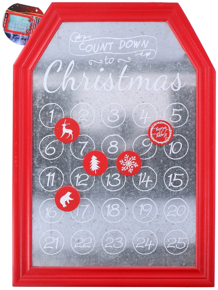 Lavagna Avvento Count Down Natale 31x45cm Christmas Gifts