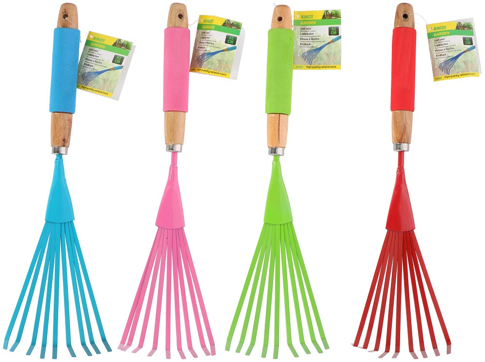 Rastrello per foglie 38x13cm Kinzo Garden 8711252015842 871125201584 ED3402
