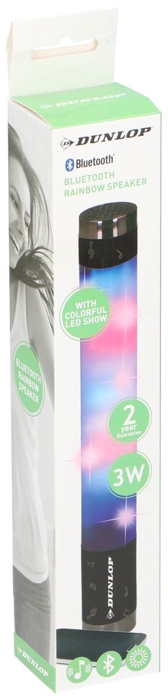 Speaker Bluetooth 3W 48 LED multicolore Dunlop