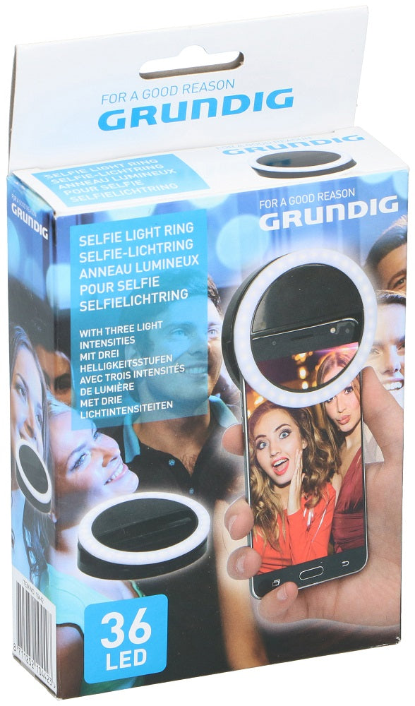 Luce LED ad anello per selfie 36 LED 3 modalità 8711252104423 ED4222