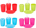 Set da bagno 4 pezzi vari colori  8711252059877 ED5004