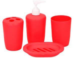 Set da bagno 4 pezzi vari colori