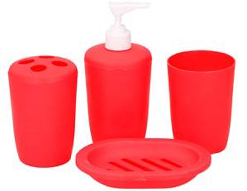 Set da bagno 4 pezzi vari colori