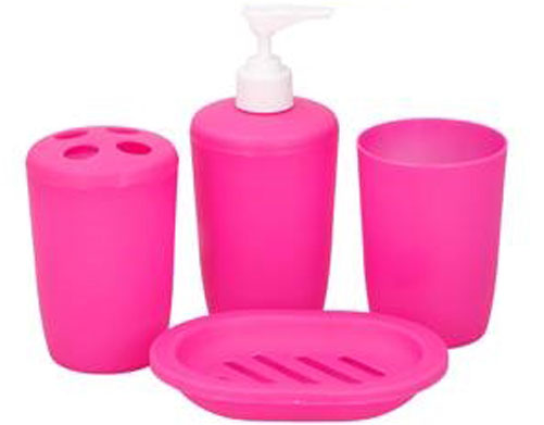 Set da bagno 4 pezzi vari colori  8711252059877 ED5004
