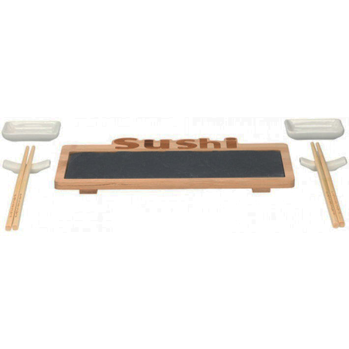 Set da sushi 7 pezzi con vassoio 30x16cm Alpina 8711252109367 871125210936 ED5066