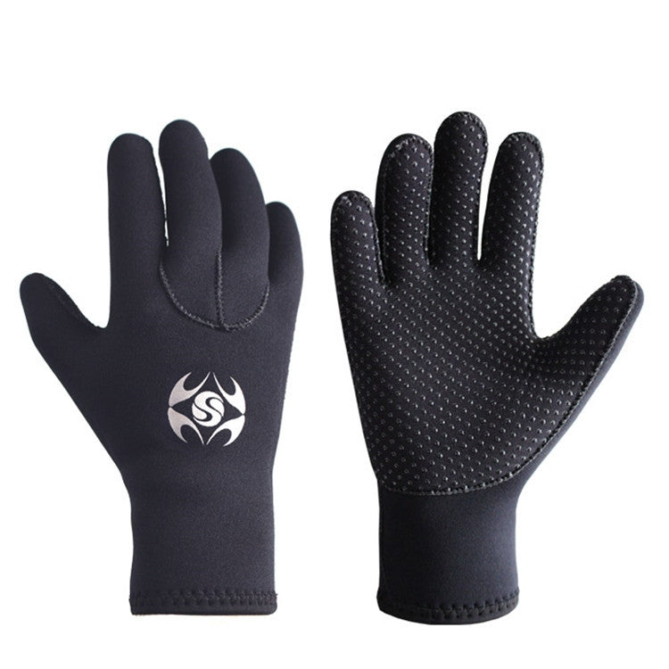 SLINX 1127 Guanti da immersione caldi antiscivolo resistenti all'usura in neoprene da 3 mm, S, M, L, XL
