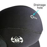 SLINX 1131 Cappuccio da immersione in neoprene caldo impermeabile da 3 mm con protezione per le orecchie, M, L, XL