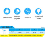 SLINX 1131 Cappuccio da immersione in neoprene caldo impermeabile da 3 mm con protezione per le orecchie, M, L, XL