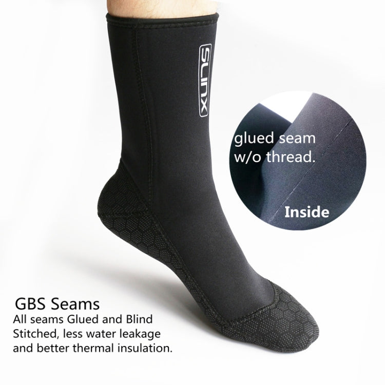 SLINX 1702 Calzini da immersione caldi antiscivolo in neoprene da 3 mm, S, M, L, XL