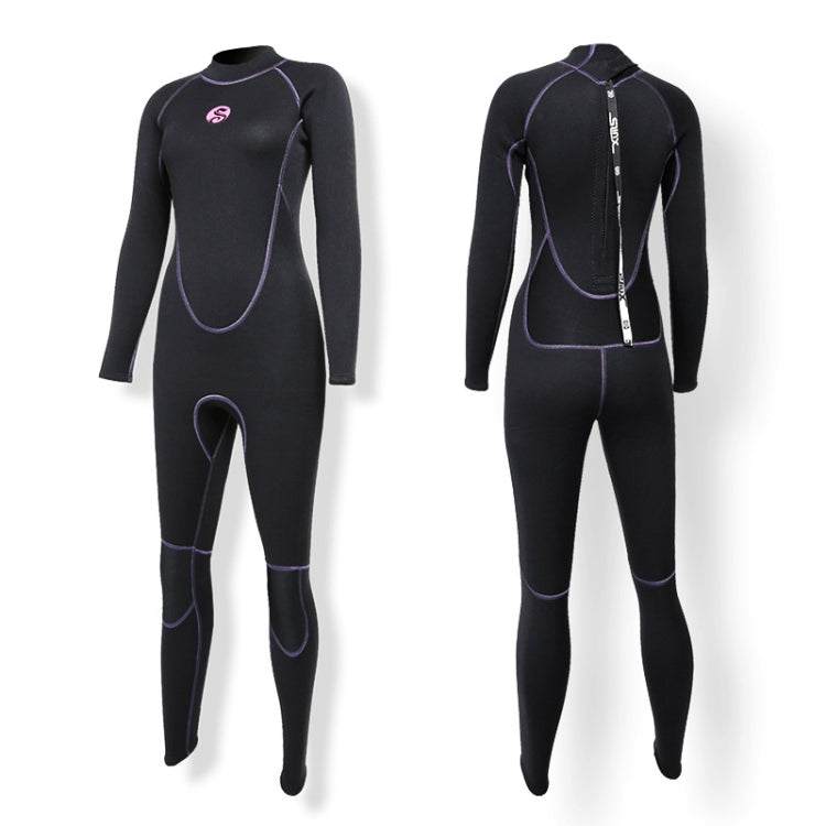 SLINX 1714 Muta monopezzo in neoprene da 3 mm super elastica calda a maniche lunghe per donna, XS, S, M, L, XL