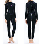 SLINX 1714 Muta monopezzo in neoprene da 3 mm super elastica calda a maniche lunghe per donna, XS, S, M, L, XL